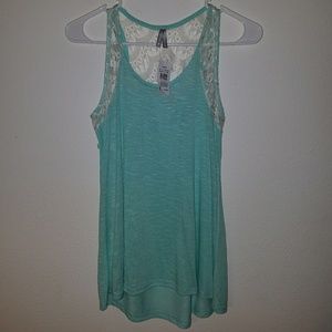 Teal tank top from Vanity NWT